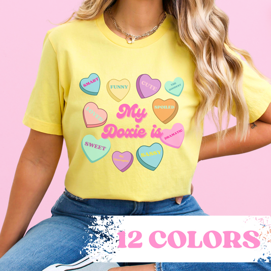 Doxie Valentine Hearts